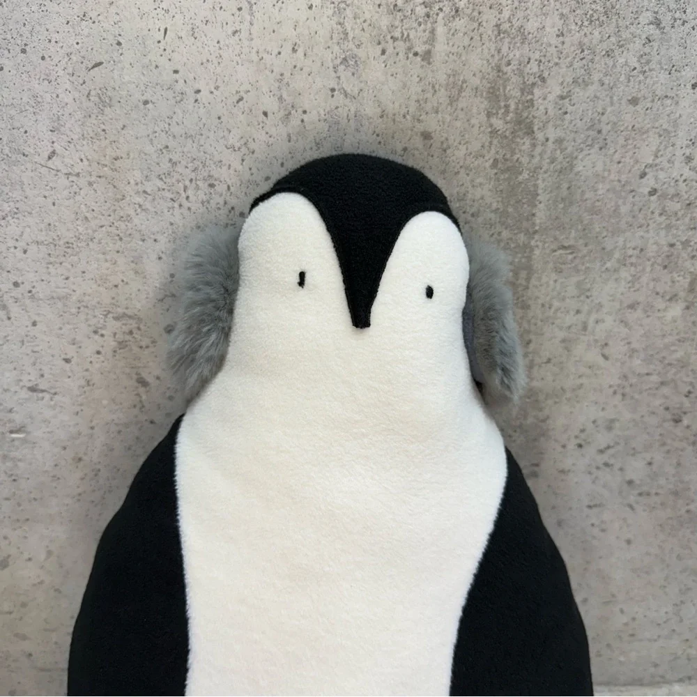 Pottery Barn Kids Muffy Penguin Plush Pillow Stuffed Animal Decor